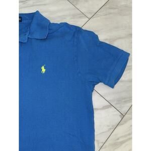 Polo Ralph Lauren Polo Shirt Mens Sz Medium Blue Classic Fit Short Sleeve Casual